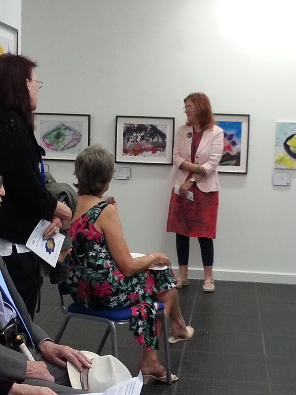 heather ritchie opens the exhibition